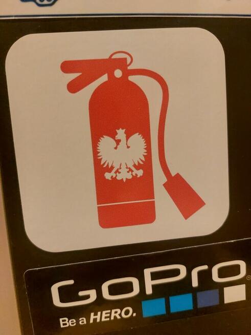 Naklejka, wlepka - Polska Narodowa Gaśnica