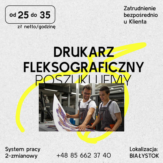 Drukarz fleksograficzny