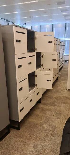 Szafka depozytowa locker szafki depozytowe biała 12 skrytek