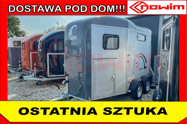 Przyczepa dwukonna aluminiowa Touring Jumping Cheval 2,6t