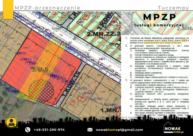 Tuczempy/Sprzedam działki z badaniami gruntu- Działki pod US