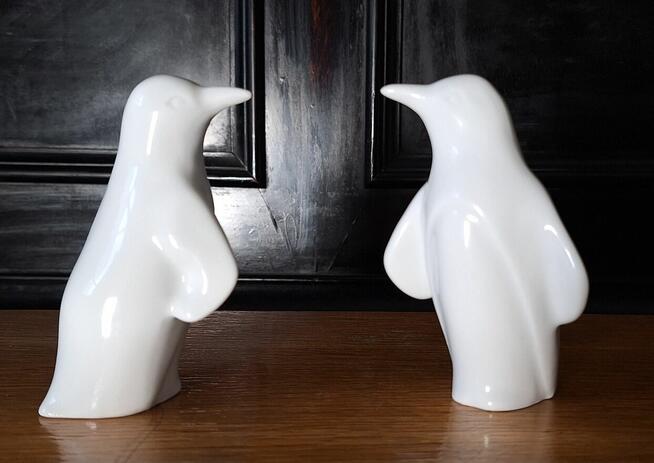 Figurka porcelanowa pingwin