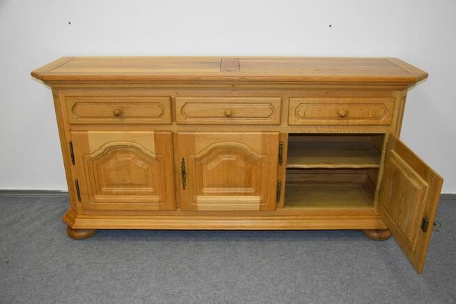 komoda z litego dębu - jak nowa