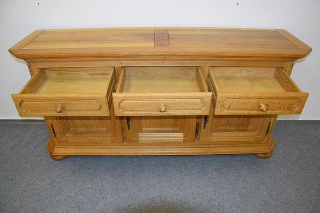 komoda z litego dębu - jak nowa