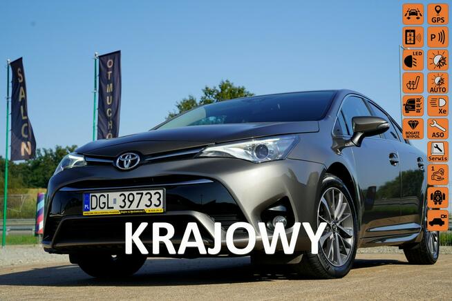 Toyota Avensis BIXENONY salon polska SKÓRA grzane fotele ASYSTENCI ledy pelna elek.