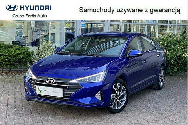 Hyundai Elantra 1.6 MPI 128 KM  STYLE Ledy Automat I właściciel Salon PL ASO FV 23%