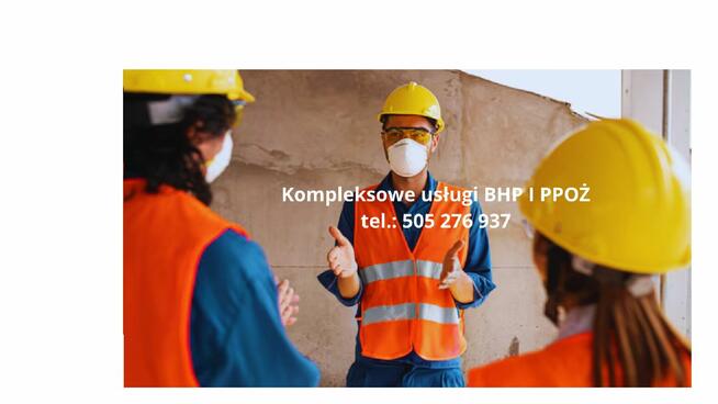 BHP, PPOŻ - usługi kompleksowe