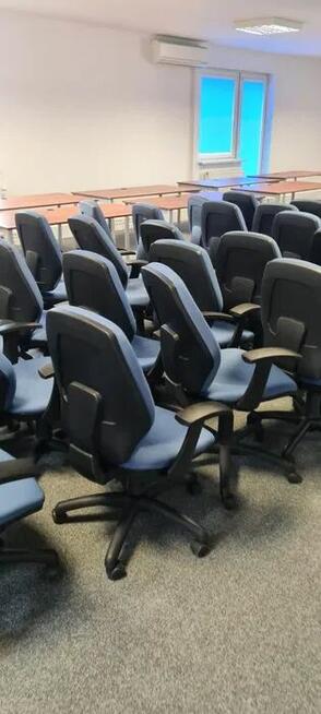 Fotel biurowy niebieski fotele biurowe