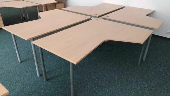 Biurko narożne 120x160 praca zdalna dom biuro firma