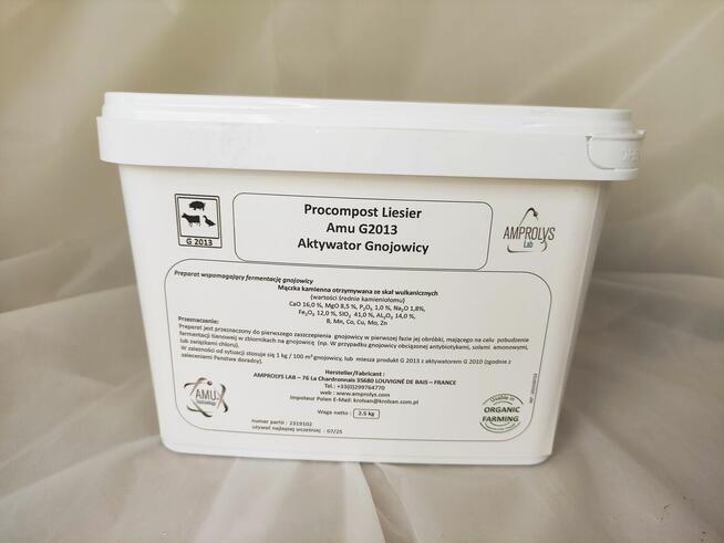 Aktywator Gnojowicy AMU Starter na kożuch i zapach-2.5kg