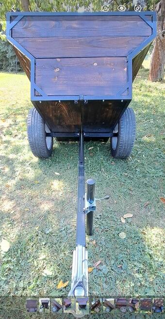 Przyczepka z kiprem do quada, traktorka + GRATIS beczka 220l