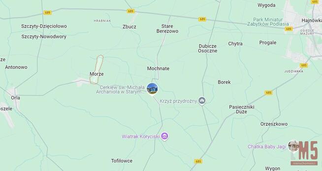 Działka rolna Morze gm. Czyże