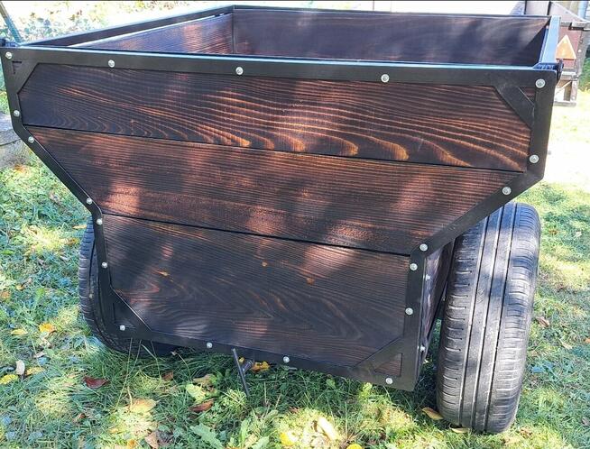 Przyczepka z kiprem do quada, traktorka + GRATIS beczka 220l