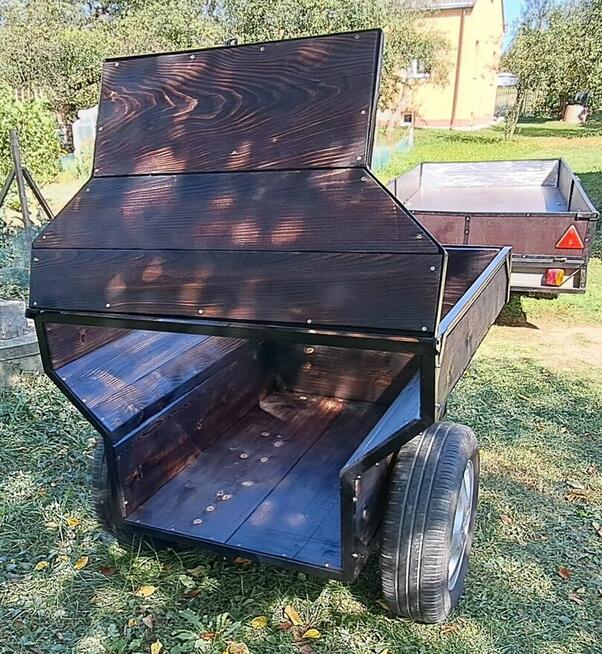 Przyczepka z kiprem do quada, traktorka + GRATIS beczka 220l