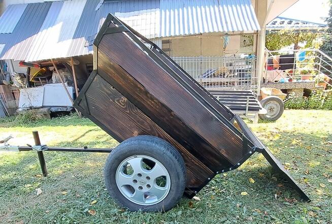 Przyczepka z kiprem do quada, traktorka + GRATIS beczka 220l