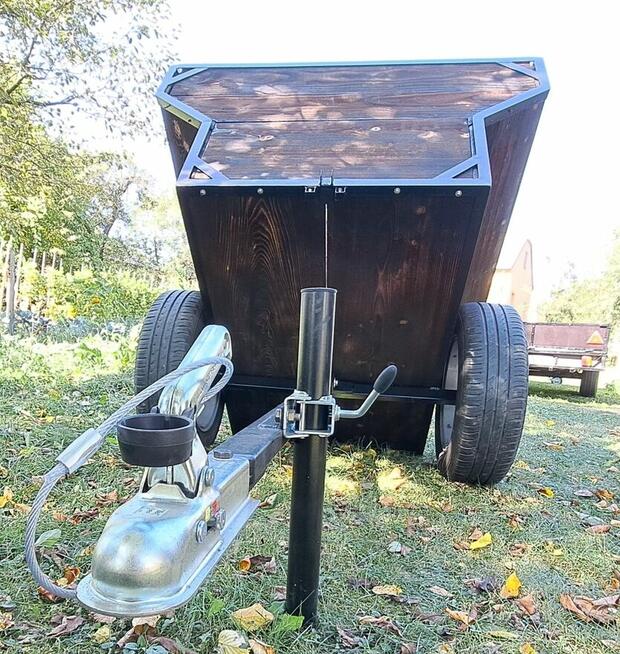 Przyczepka z kiprem do quada, traktorka + GRATIS beczka 220l