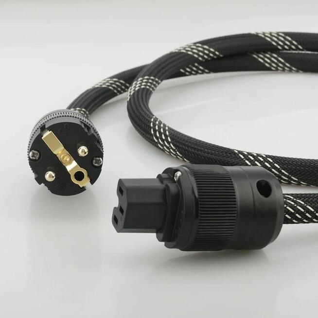 Premium Kabel Zasilający Hi-Fi Audio Maksymalna Jakość Dźwię