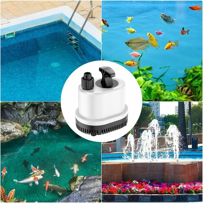 Pompa 2500L.Niskie Zanużenie 2,5cm.Podtopienia.Basen.Oczko