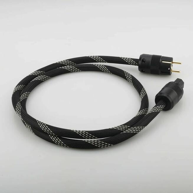 Premium Kabel Zasilający Hi-Fi Audio Maksymalna Jakość Dźwię