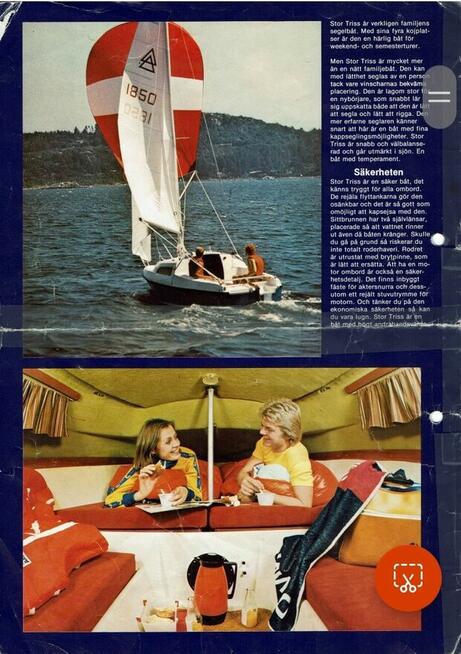 Jacht żaglowy 5 m na jezioro