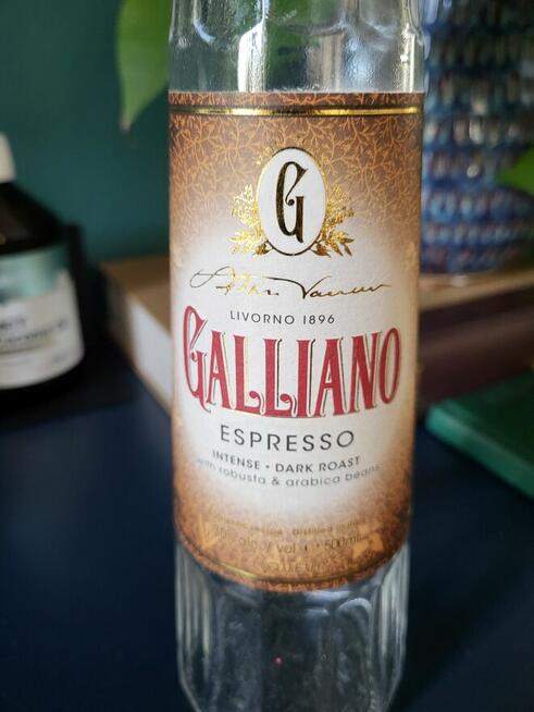 Galliano Espresso500 ml - Pusta kolekcjonerska- Real foto