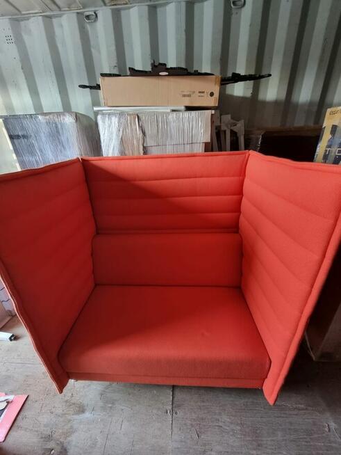 Kanapa sofa 2 osobowa kanapy sofy VITRA model Alcove pomarań