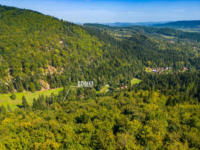 Targoszów - działka budowlana u stóp Leskowca