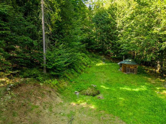 Targoszów - działka budowlana u stóp Leskowca