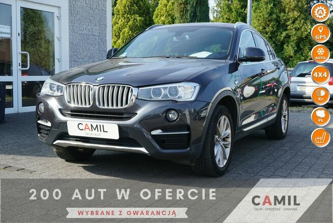 BMW X4 2.0D xDrive xLine 190KM, polski salon, jeden użytkownik, rok gwarancji