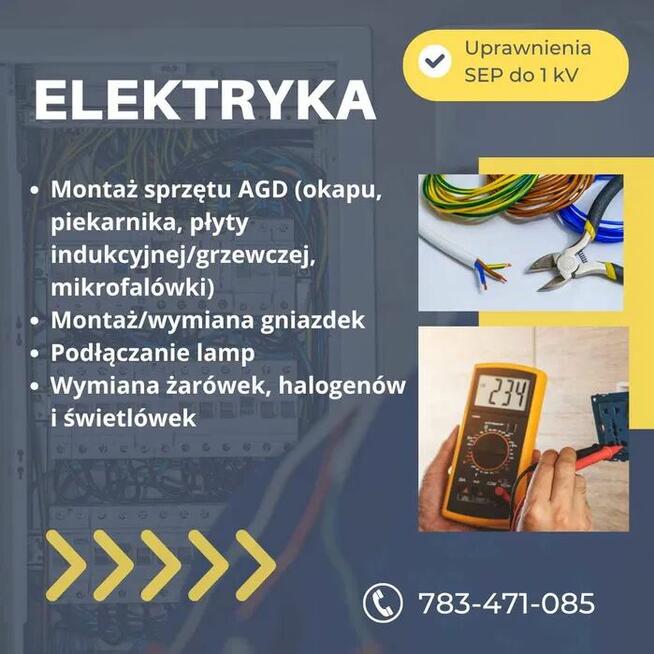 Fachowe Usługi Kraków Złota Rączka, Elektryka, Hydraulika