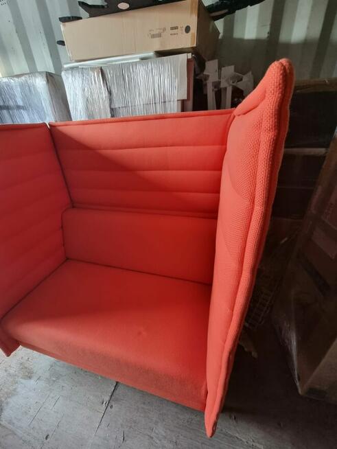 Kanapa sofa 2 osobowa kanapy sofy VITRA model Alcove pomarań