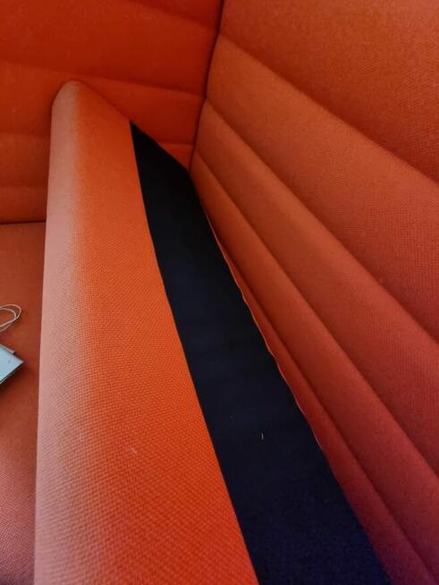 Kanapa sofa 2 osobowa kanapy sofy VITRA model Alcove pomarań