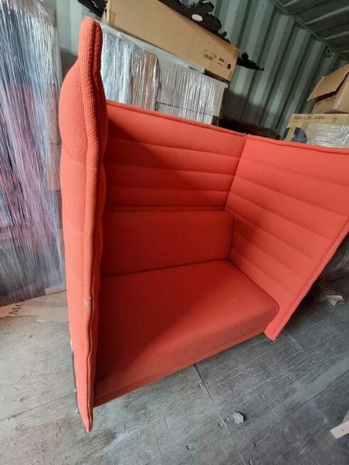 Kanapa sofa 2 osobowa kanapy sofy VITRA model Alcove pomarań