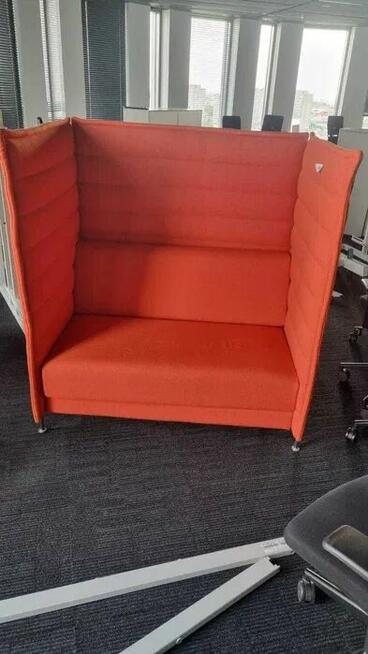 Kanapa sofa 2 osobowa kanapy sofy VITRA model Alcove pomarań