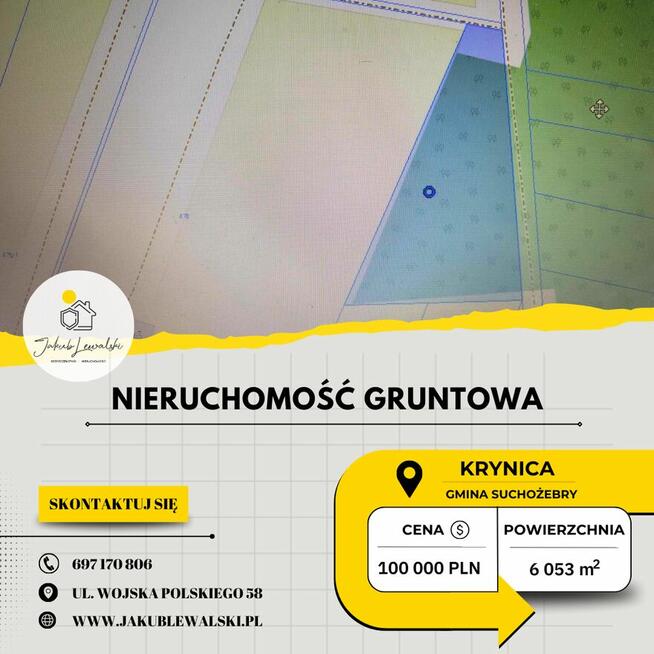 NOWA CENA Nieruchomość gruntowa w gminie Suchożebry