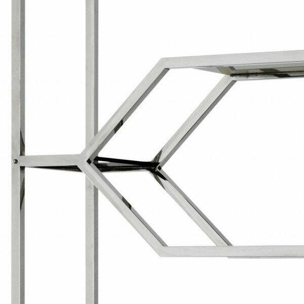 Regał Eichholtz Myconia - stal nierdzewna polerowana