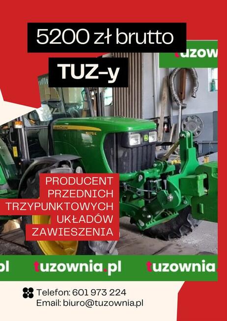 TUZ przedni CASE 3 tony, nowy c.brutto FV 23% PRODUCENT