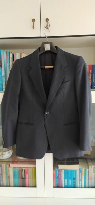 garnitur męski granatowy