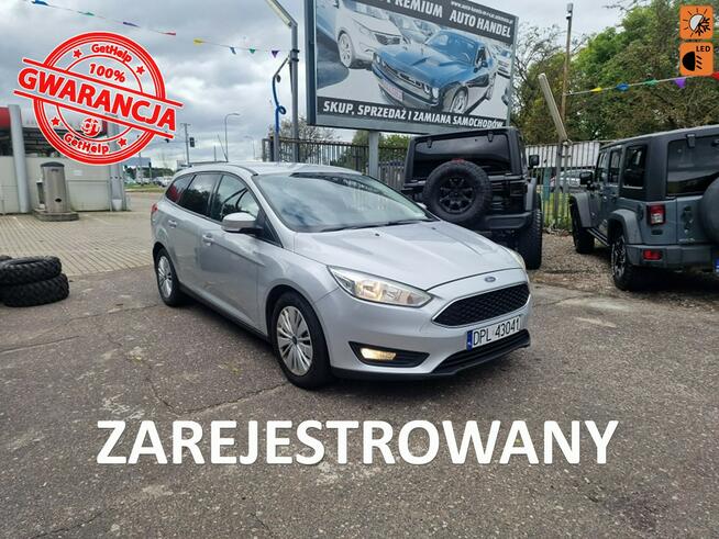 Ford Focus 1.5 TDCI 95 KM, Bluetooth, Klimatyzacja, LED, Tempomat, Isofix, Hak