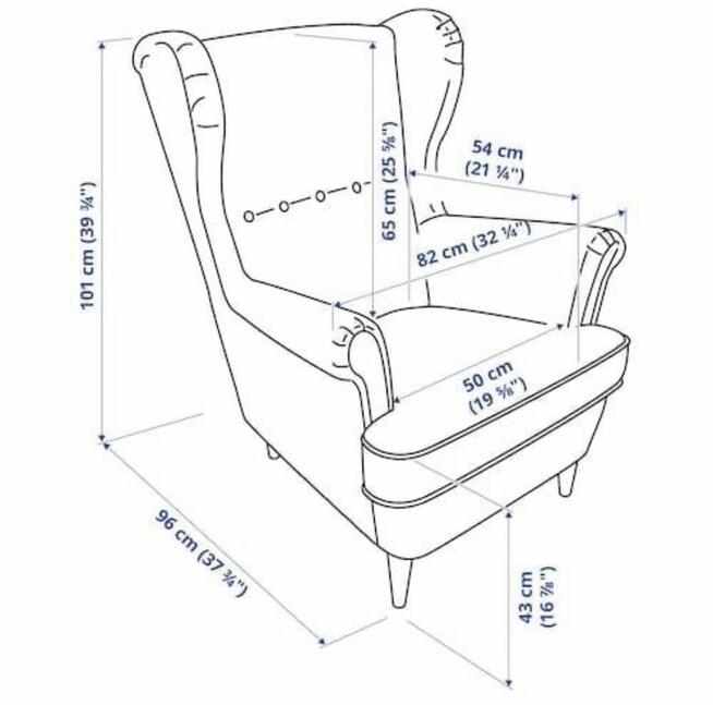 Fotel uszak IKEA