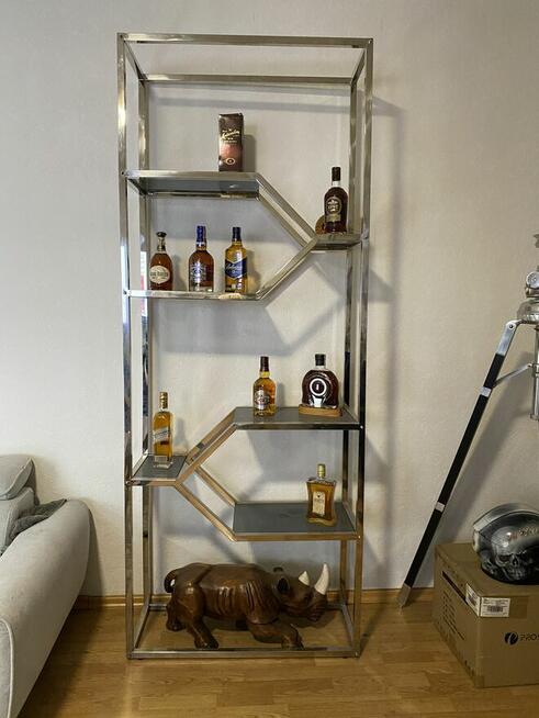 Regał Eichholtz Myconia - stal nierdzewna polerowana