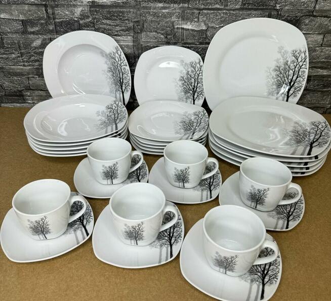 Promocja. Serwis kawowo-obiadowy na 6 osób.30el.