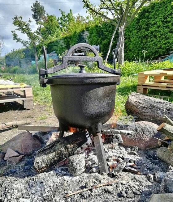 WYPRZEDAŻ! Kociołki żeliwne/ emaliowane. 5L/8L/10L/15L. Nowe