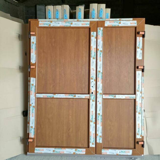 Drzwi PCV sklepowe tarasowe do biura działke 140x210