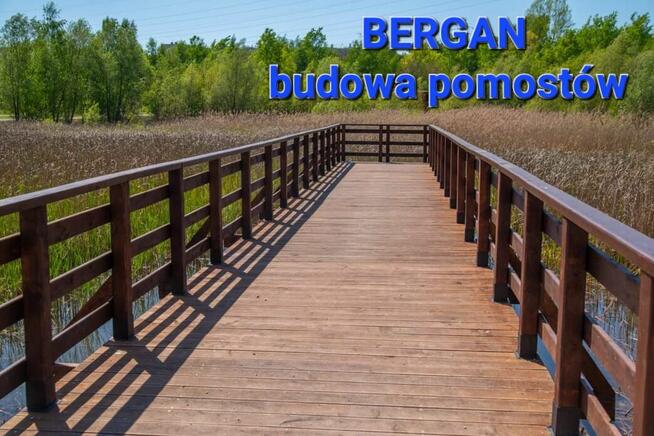 Wbijanie pali budowa pomostów, kładek, kafar