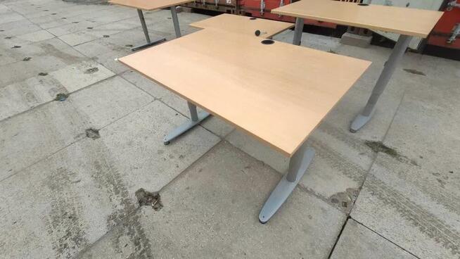 Biurko 100x60 biurka buk KINNARPS regulowana wysokość manual