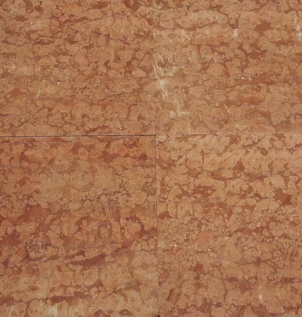 Płytki marmurowe ROSSO VERONA pasy 1,5 cm mat
