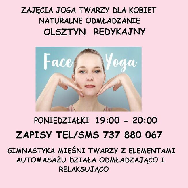 JOGA Twarzy OLSZTYN - FITNESS Twarzy Ćwiczenia Odmładzające