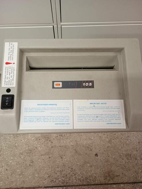 Niszczarka do papieru niszczarki do biur urzędów szkół HSM