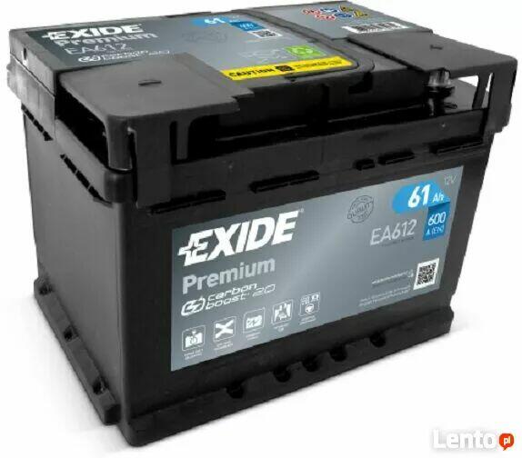 Akumulator Exide Premium 61Ah 600A Darmowa wymiana i dowóz!